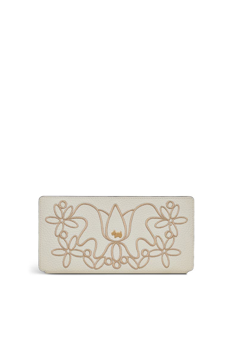 Radley Coin Street - Embroidery Large Bifold Wallet, Main, color, Chalk