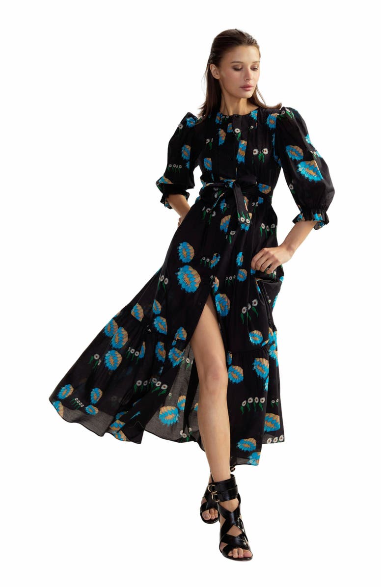 Cynthia Rowley Eve Pintuck Dress, Main, color, 