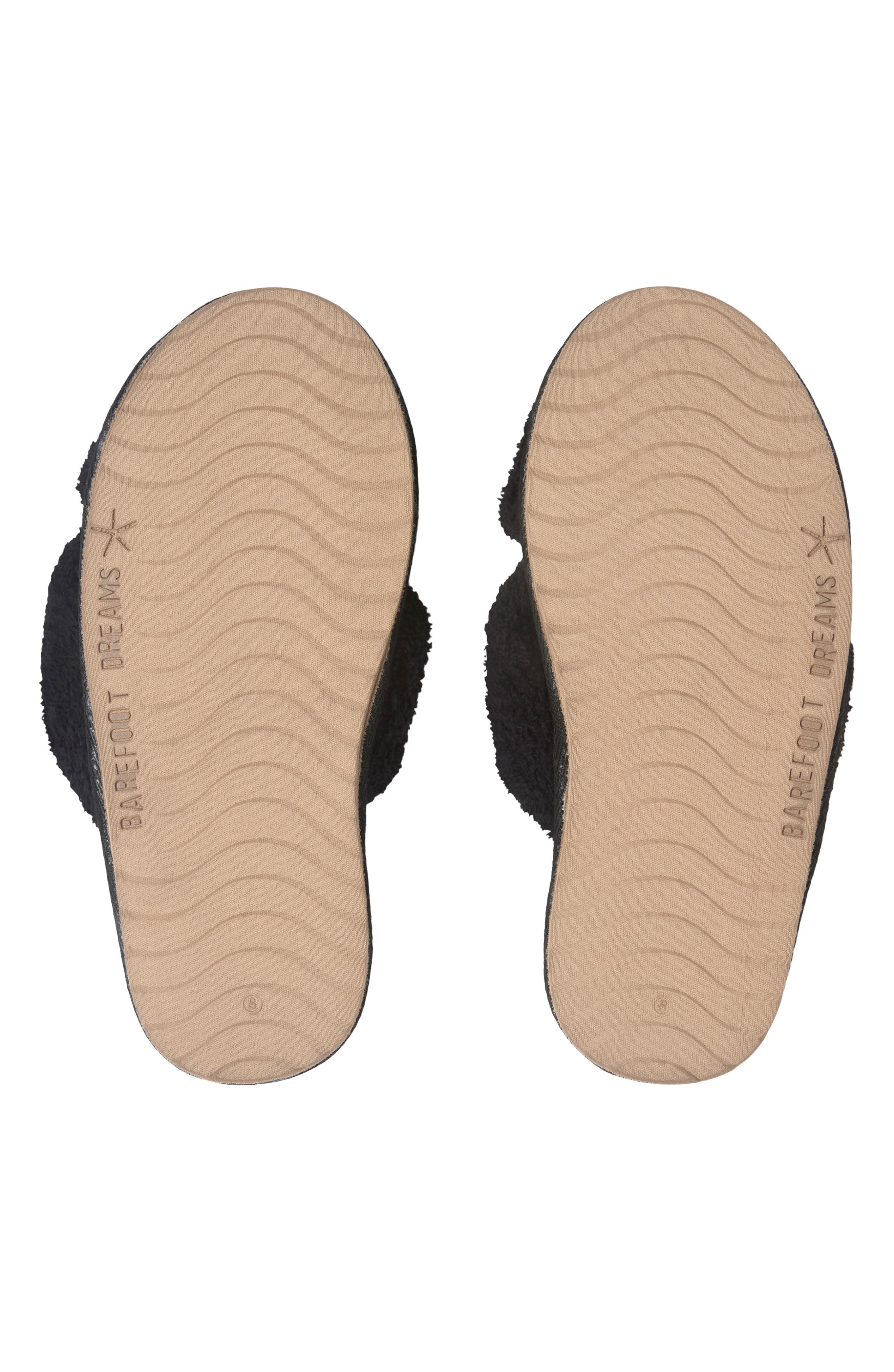 CozyChic® Crossover Slipper, Alternate, color, BLACK