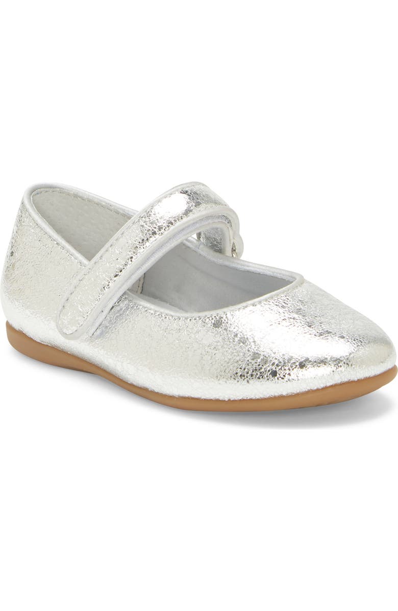 Sole Play Polina Metallic Mary Jane Flat, Main, color,