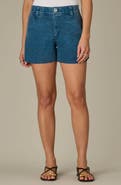 Wit & Wisdom Skyrise Dolphin Hem Denim Shorts