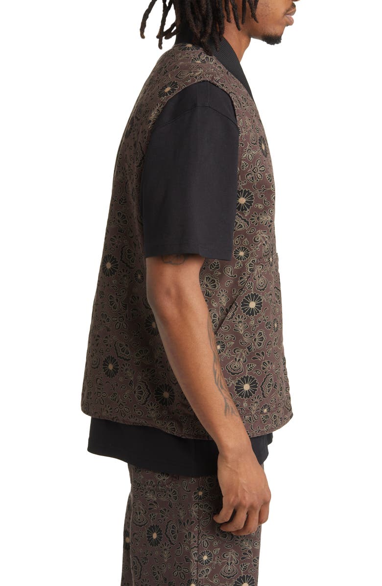 Dickies Ellis Floral Reversible Vest, Alternate, color, 