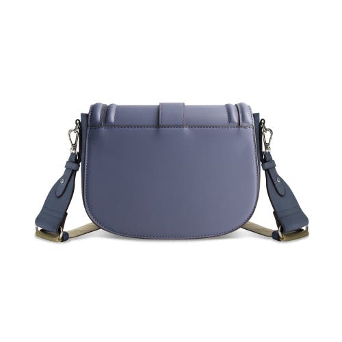 True Religion Saddle Bag With Gold Hardware In Blue