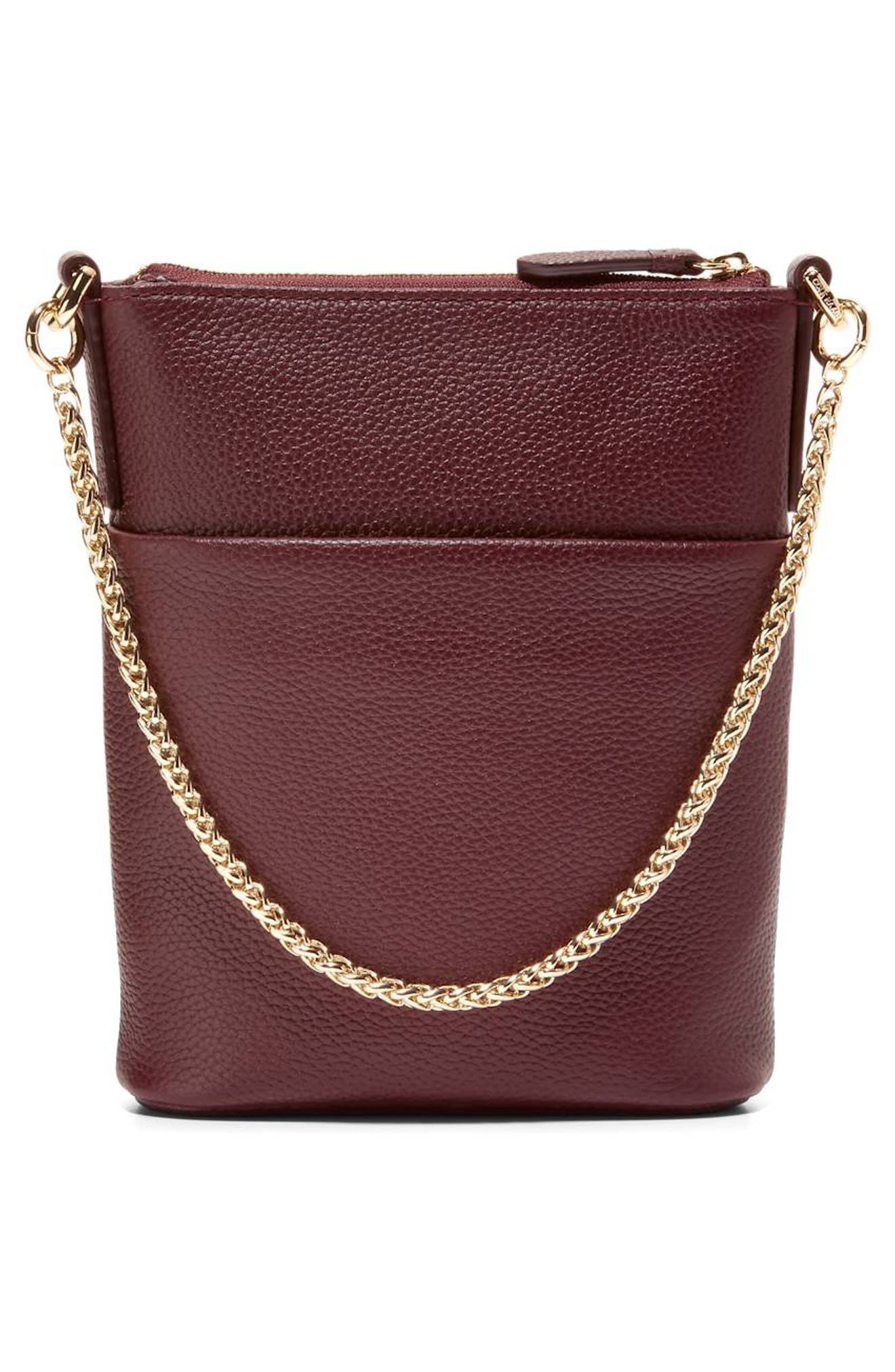 Cole Haan Mini Mainline North/South Leather Bucket Bag, Alternate, color, 