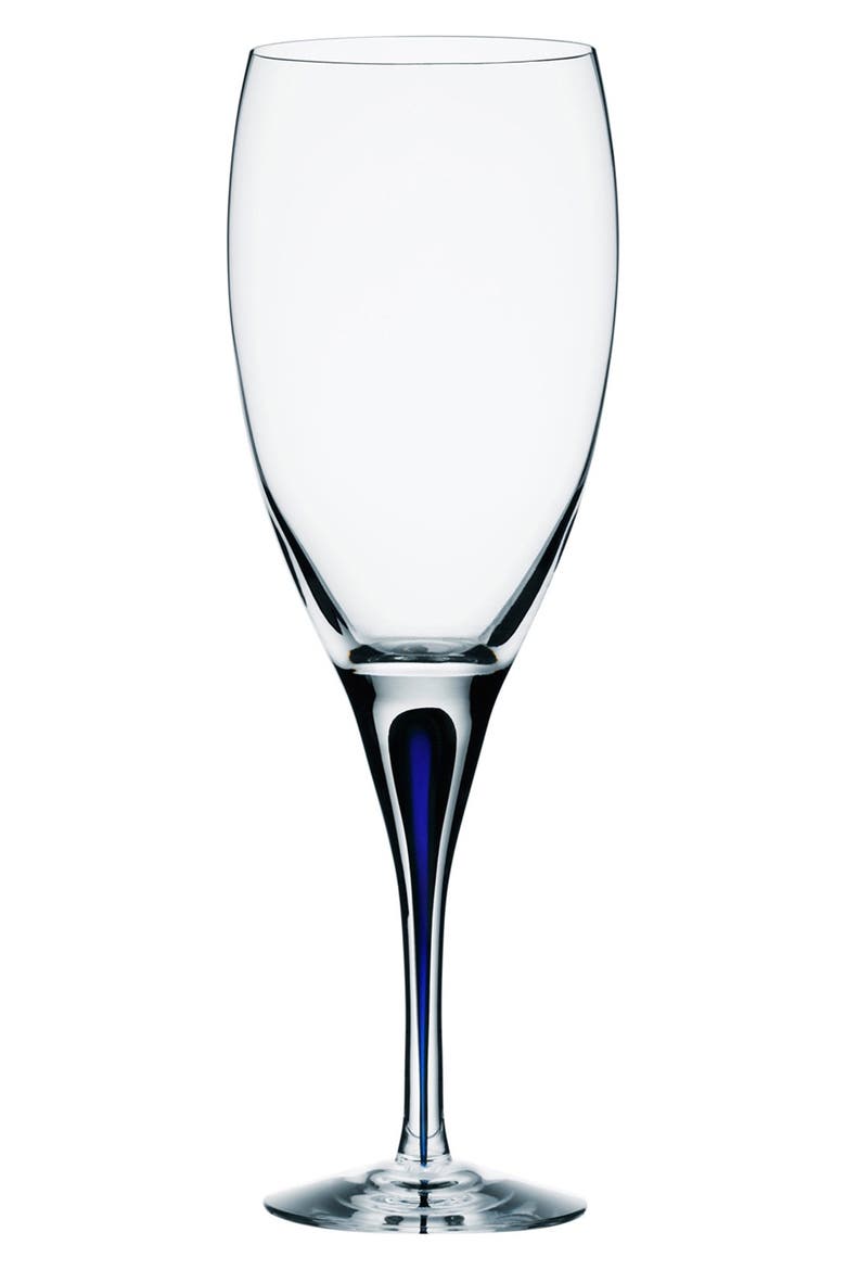 Intermezzo White Wine Glass, Main, color, CLEAR/ BLUE