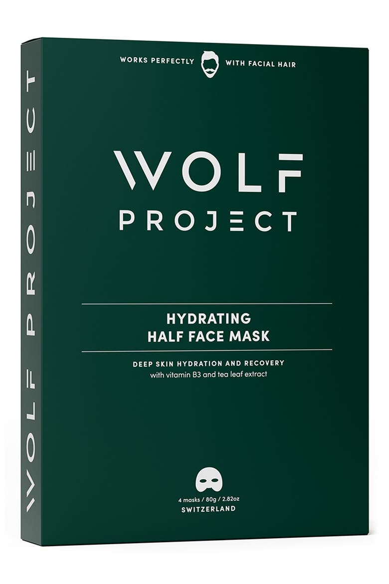 4-Pack Hydrating Face Sheet Masks, Alternate, color, GREEN