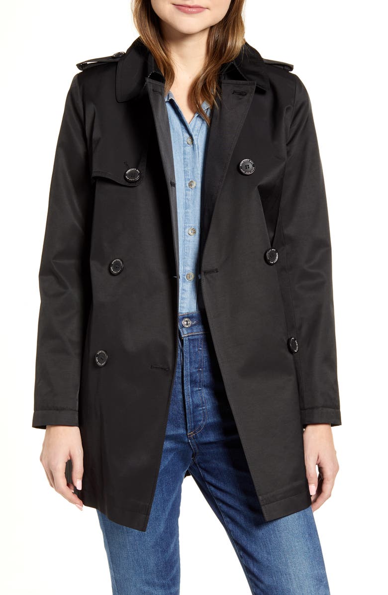 Sam Edelman Short Trench Coat, Alternate, color, 