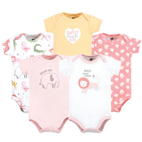 5Pk of Soft Cotton One-Pieces (Baby)