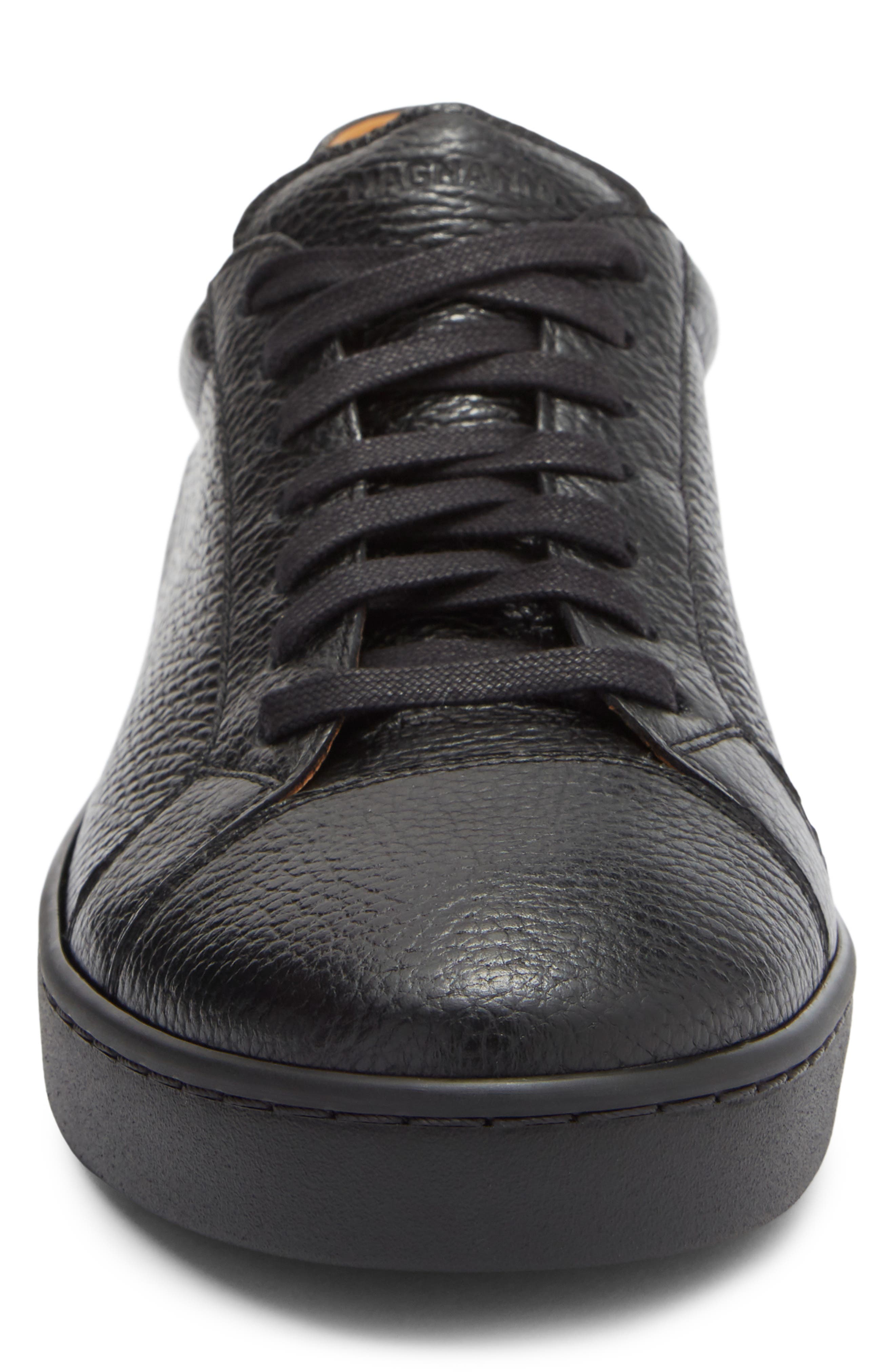 Magnanni Elonso Cap Toe Sneaker, Alternate, color, Black
