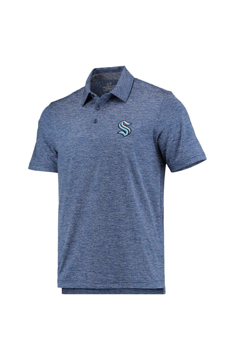 vineyard vines Men's Vineyard Vines Deep Sea Blue Seattle Kraken Destin Stripe Polo, Alternate, color, Navy
