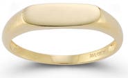 Ember Fine Jewelry 14K Gold Bar Signet Ring