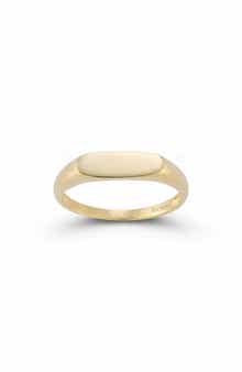 Ember Fine Jewelry 14K Gold Bar Signet Ring
