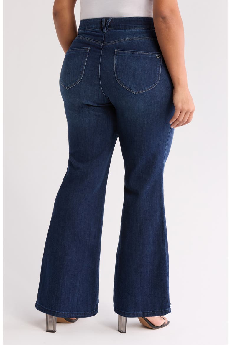 High Waist Out There Flare Jeans, Alternate, color, INDIGO