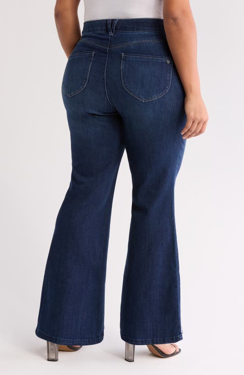 Wit & Wisdom 'ab'solution Out There High Waist Flare Jeans In Indigo