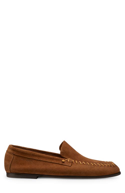Stuart Weitzman Montauk Venetian Moc Toe Loafer In Brown