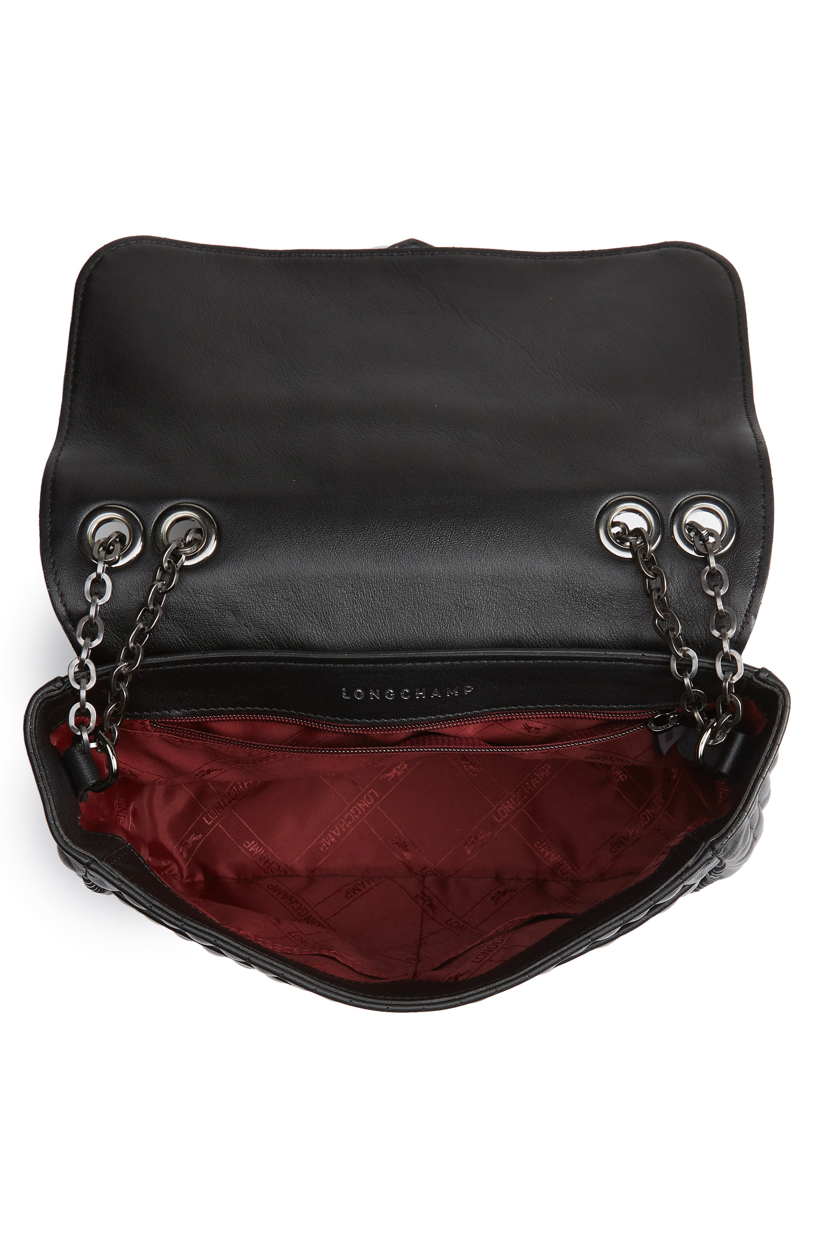 Longchamp Small Leather Crossbody Bag, Alternate, color, 