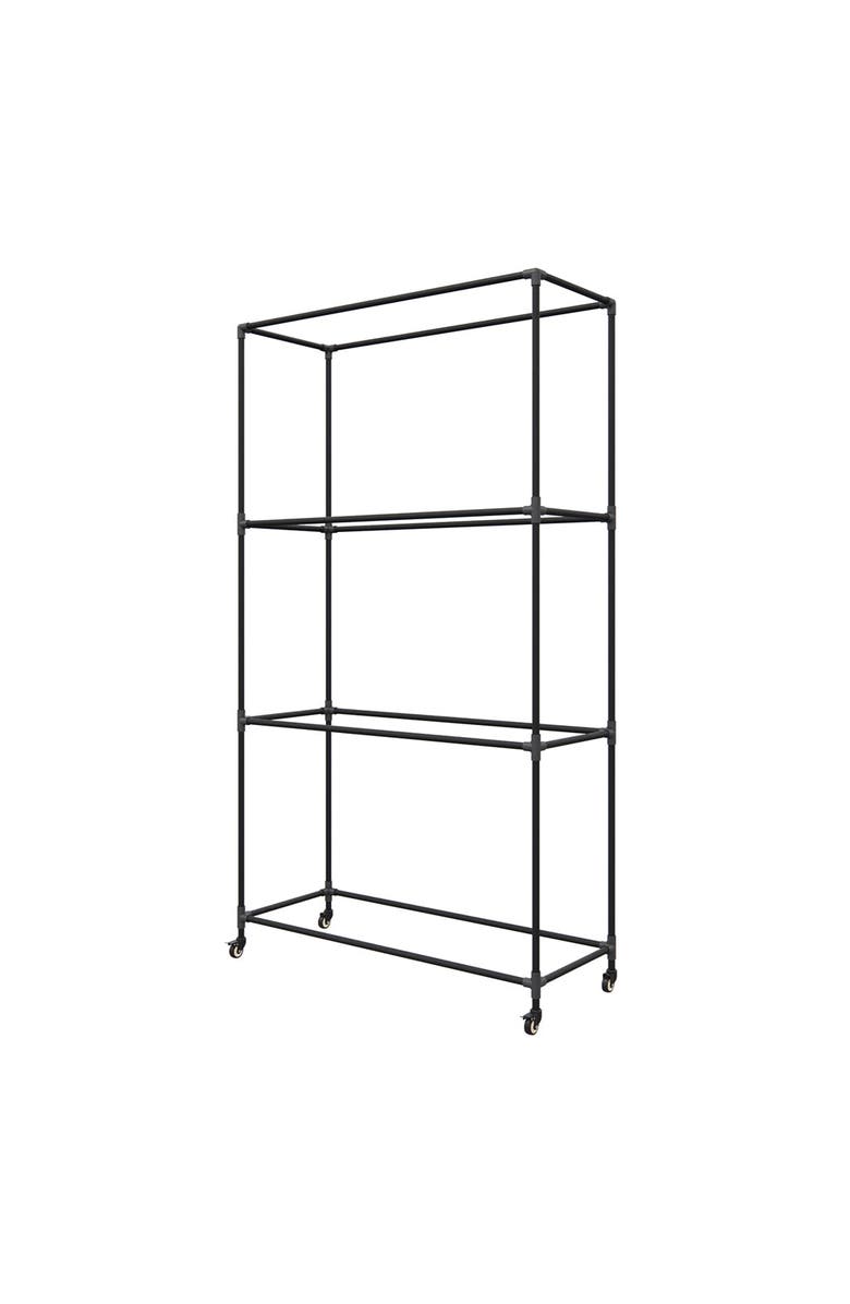 Power Systems Stability Ball Rack - Metal Freestanding Rack Holds Up to 8 Balls, Alternate, color, Black