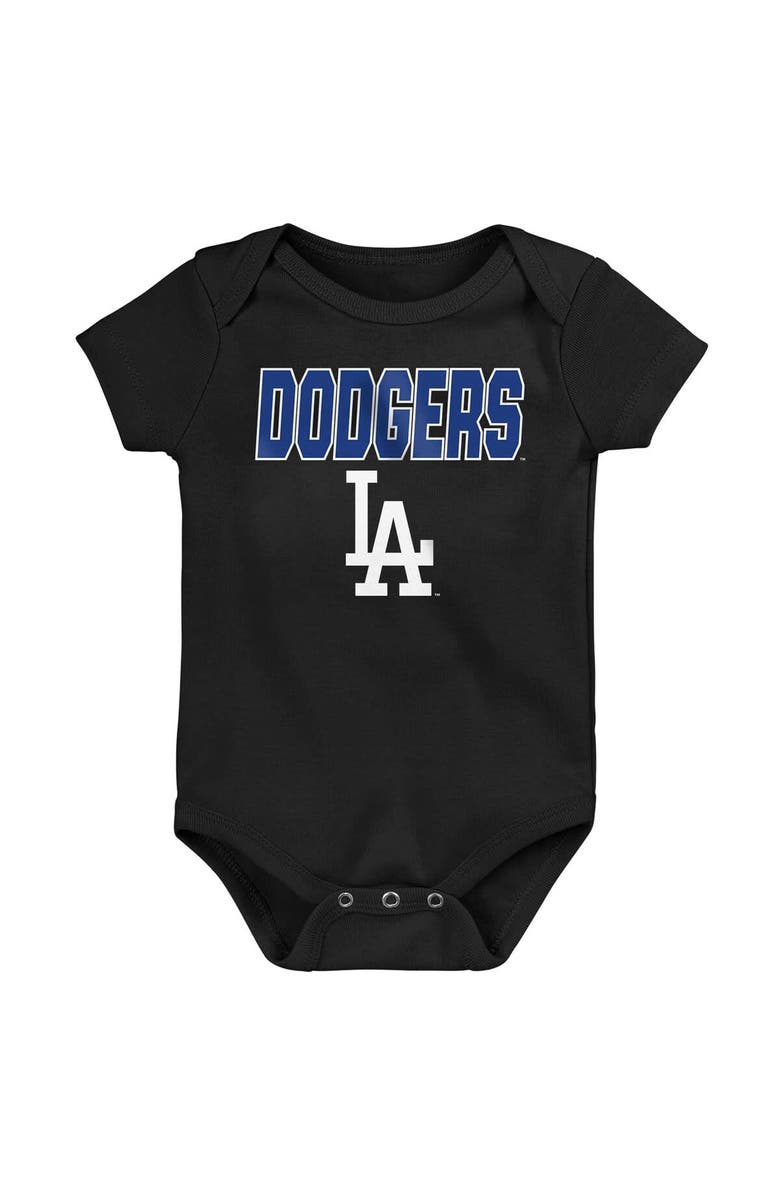 Outerstuff Newborn Outerstuff Los Angeles Dodgers Home Plate 3-Piece Creeper Set, Alternate, color, White