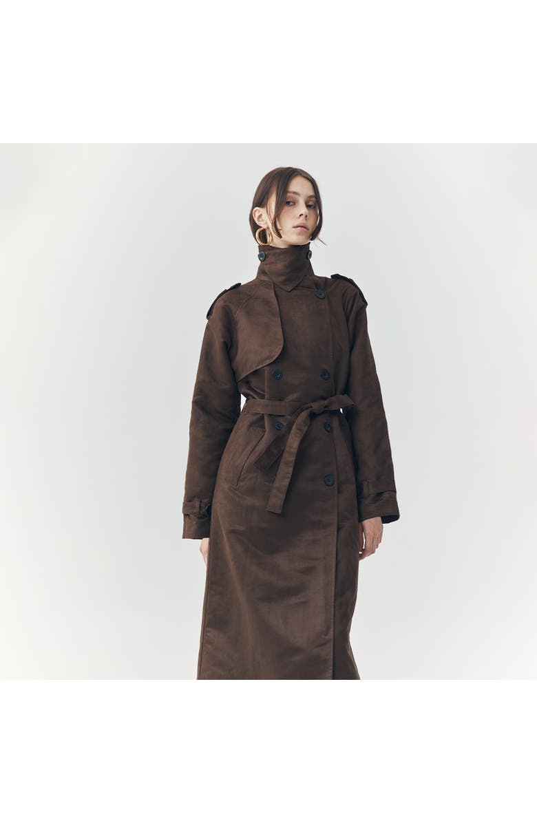 ATS Jett Suede Coat, Main, color, Brown