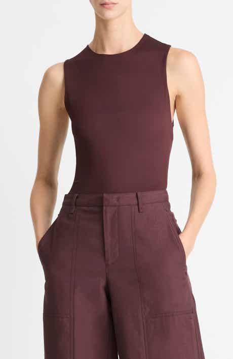 Vince Sleeveless Fitted Top