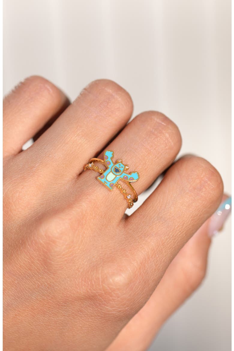 x Disney® Pixar Monsters, Inc. Sulley Ring, Alternate, color, GOLD