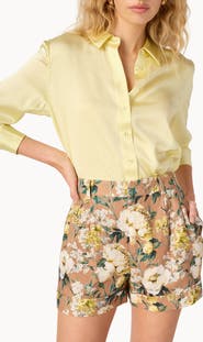 CAMI NYC Crosby Silk Charmeuse Button-Up Shirt