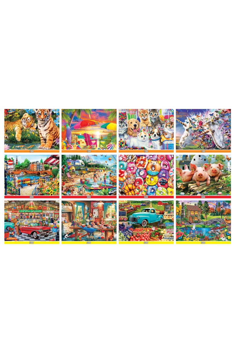 Artist Gallery V2 Puzzle 12 Pack, Alternate, color, Multicolor