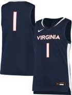Nike Youth Nike #1 Navy Virginia Cavaliers Team Replica Basketball Jersey
