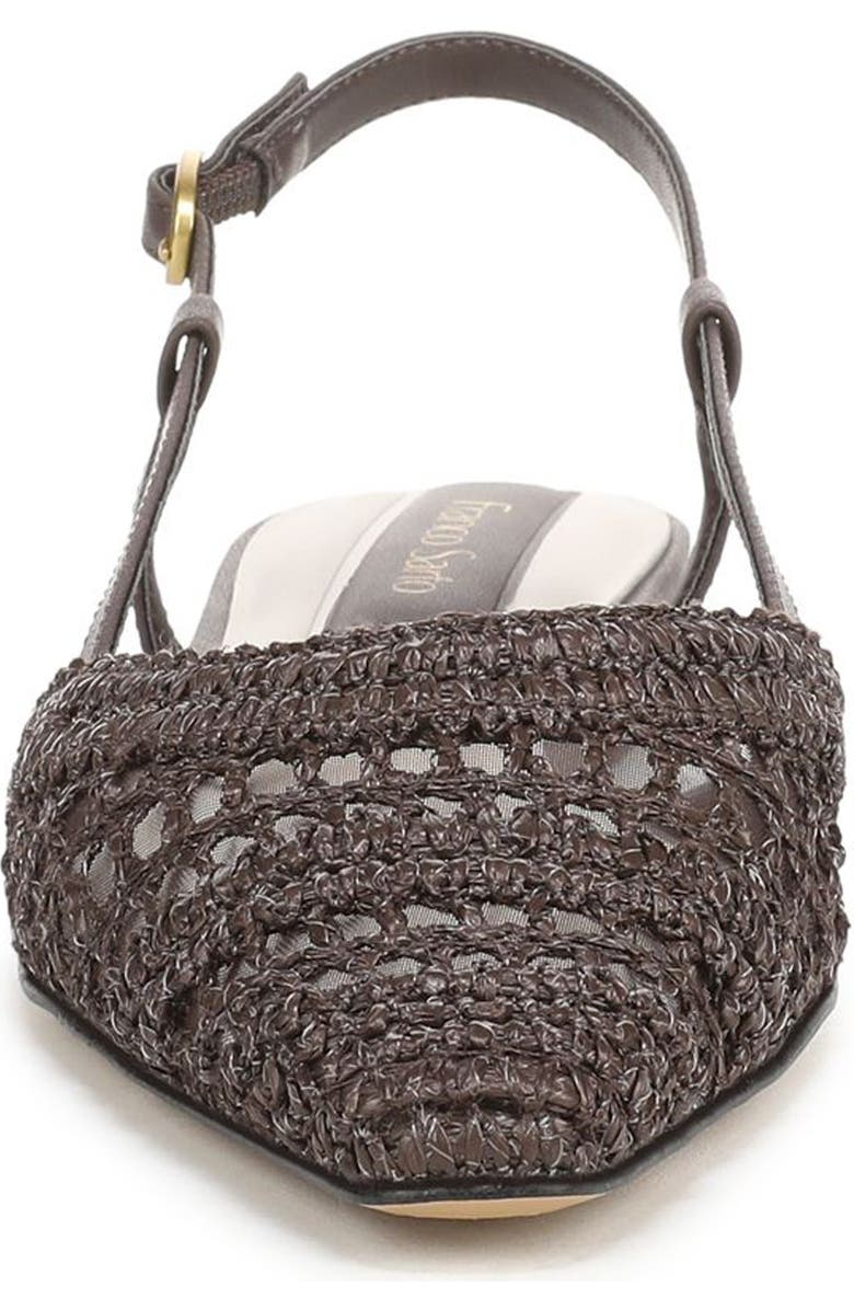 Franco Sarto Riona Slingback Flat, Alternate, color, Chocolate Brown