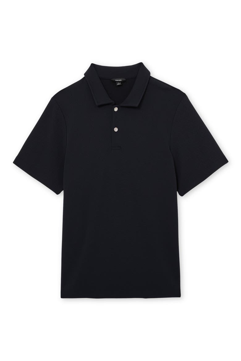 Kennedy Textured Polo, Alternate, color, NAVY