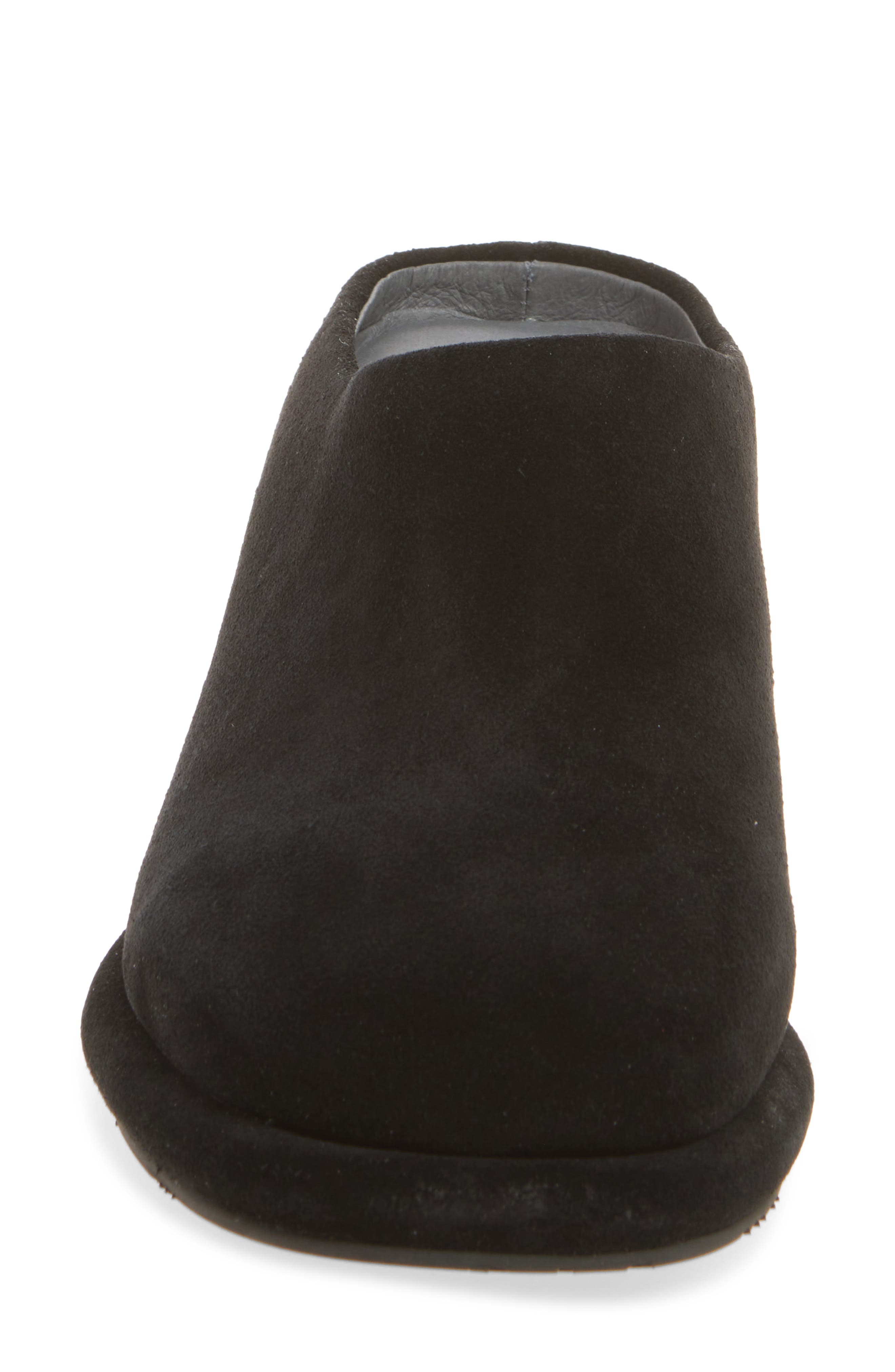 Dune Platform Mule, Alternate, color, BLACK SUEDE