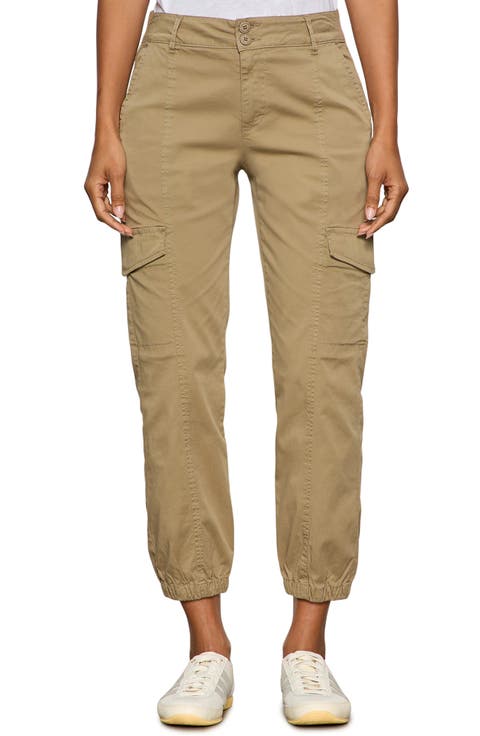 Rebel Crop Stretch Cotton Cargo Pants