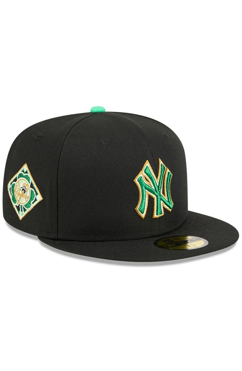 New Era Men's New Era  Black New York Yankees 2026 St. Patrick's Day 59FIFTY Fitted Hat, Main, color, Black