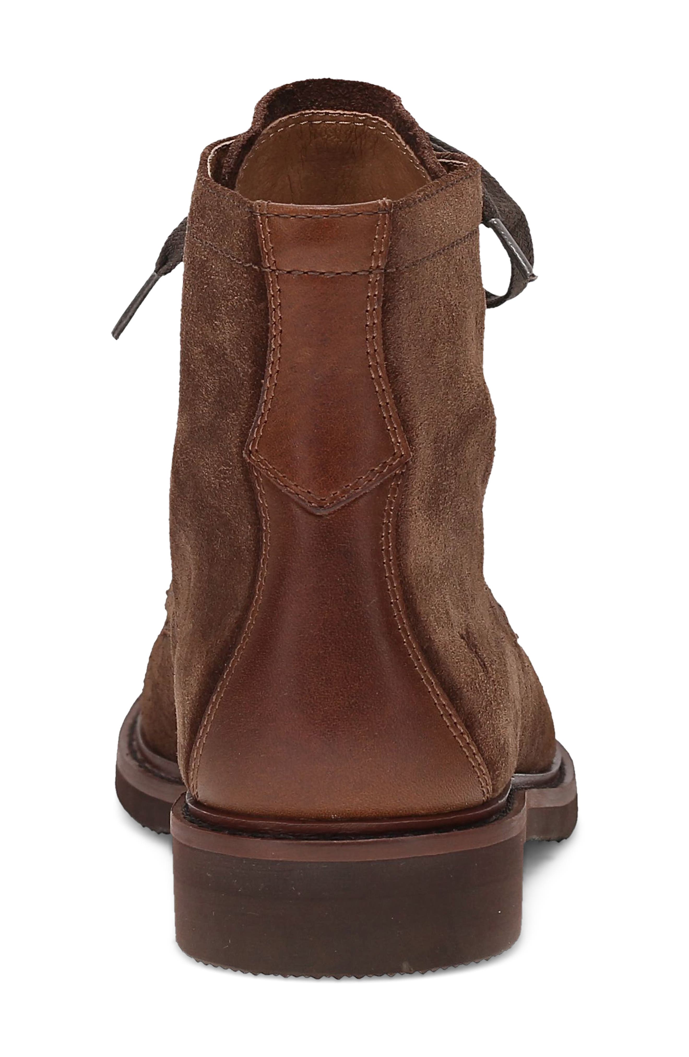 Lowell Leather Lace Up Boot, Alternate, color, DRIFTWOOD