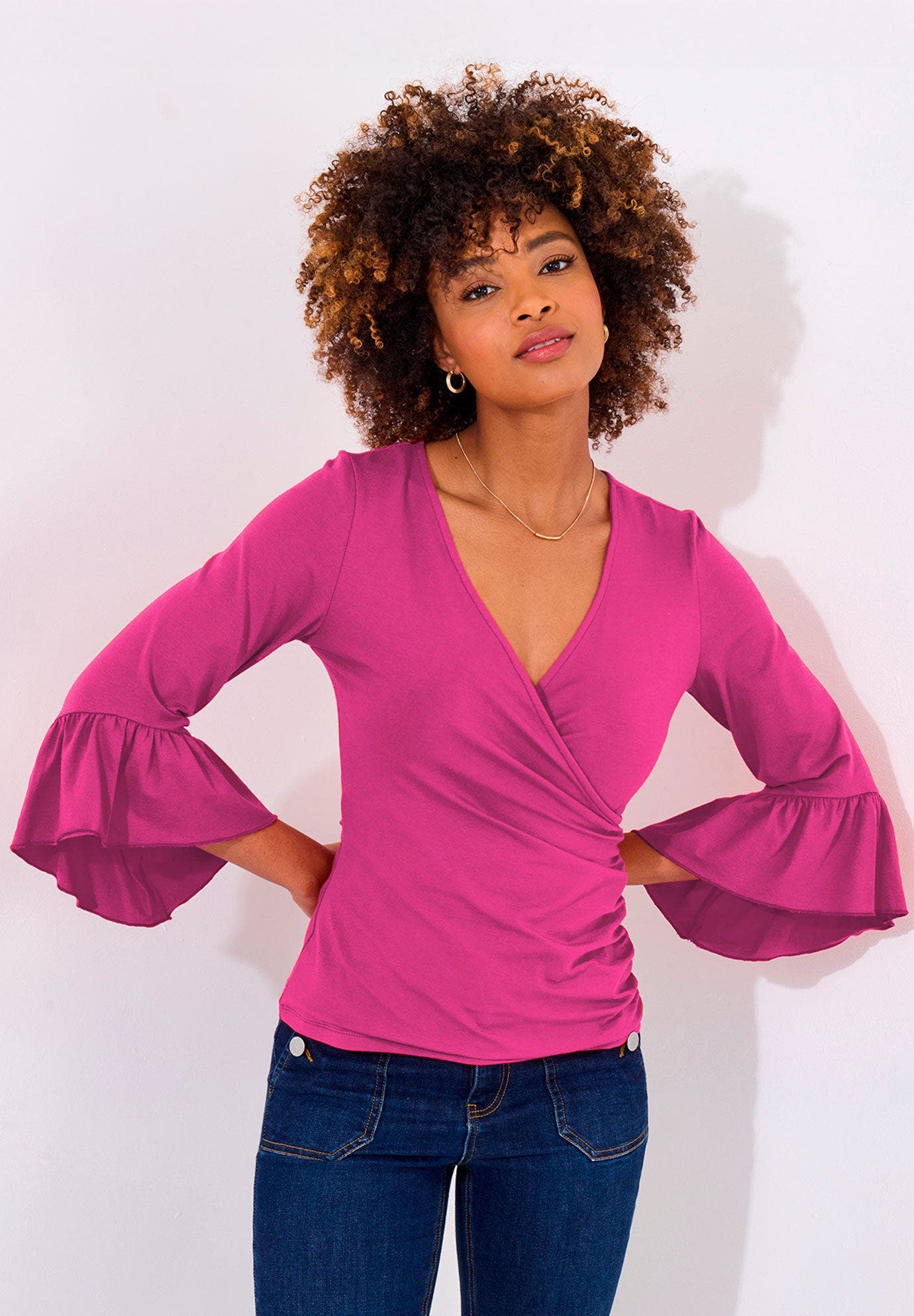 selected HOT PINK