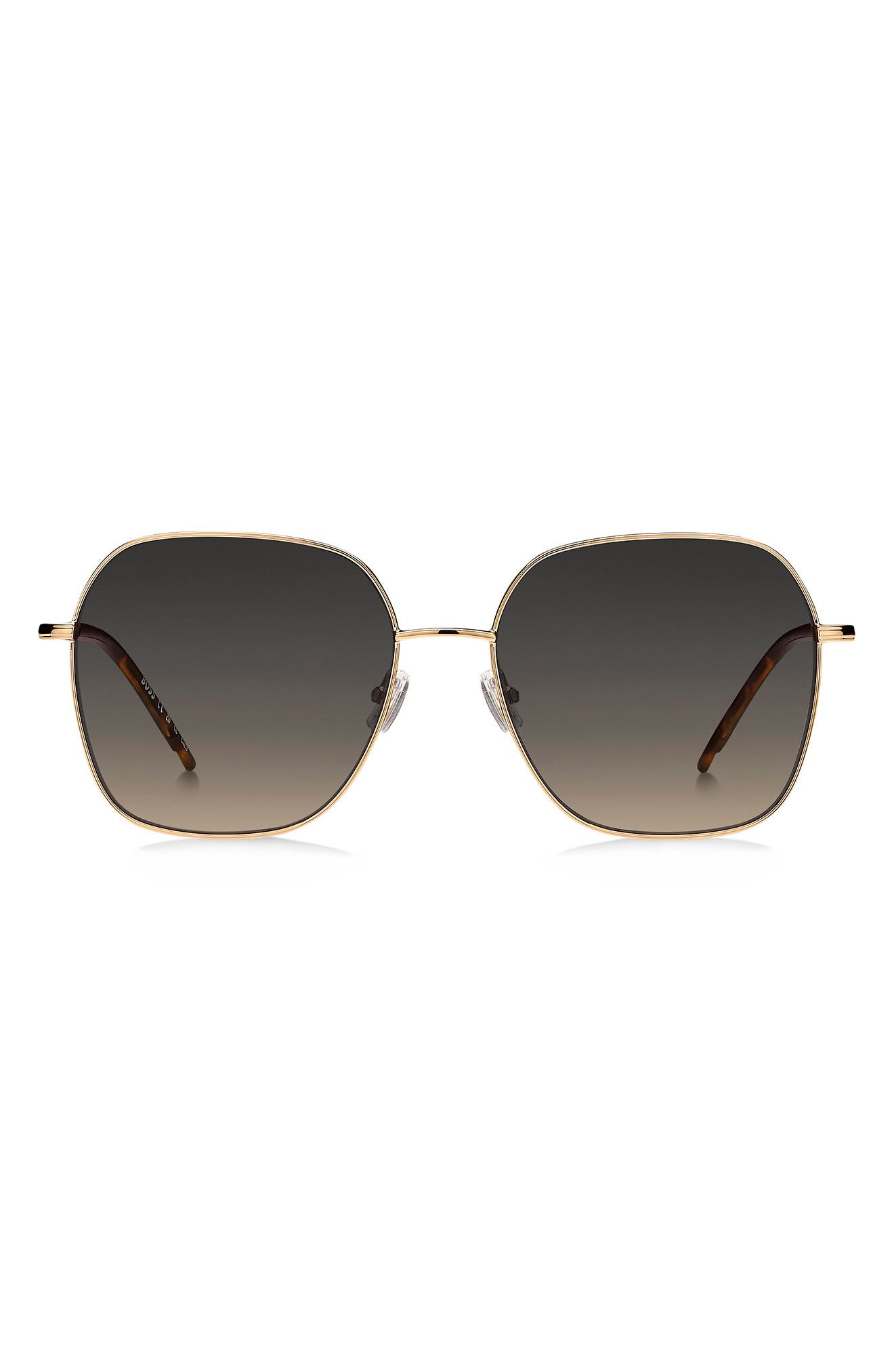 58mm Gradient Square Sunglasses