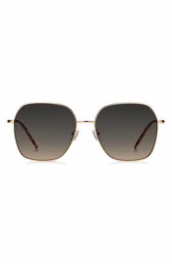 58mm Gradient Square Sunglasses