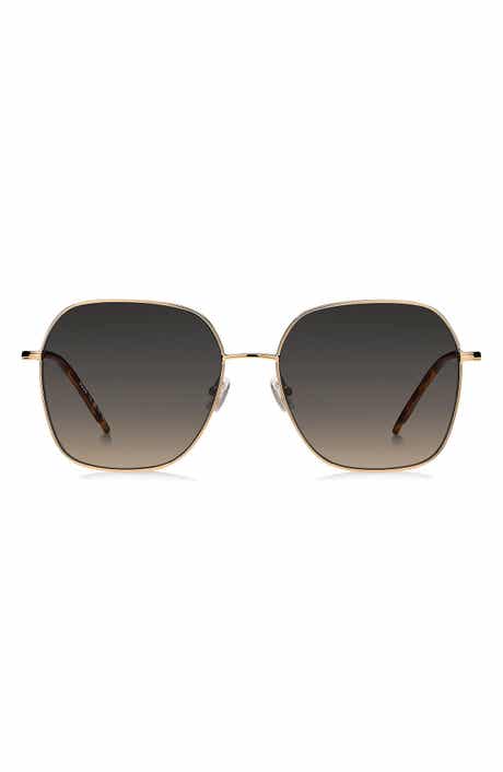 58mm Gradient Square Sunglasses