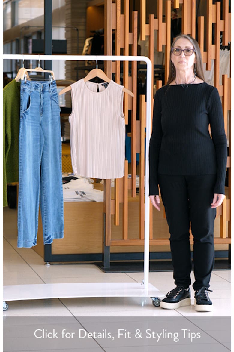Pleated Sleeveless Top video