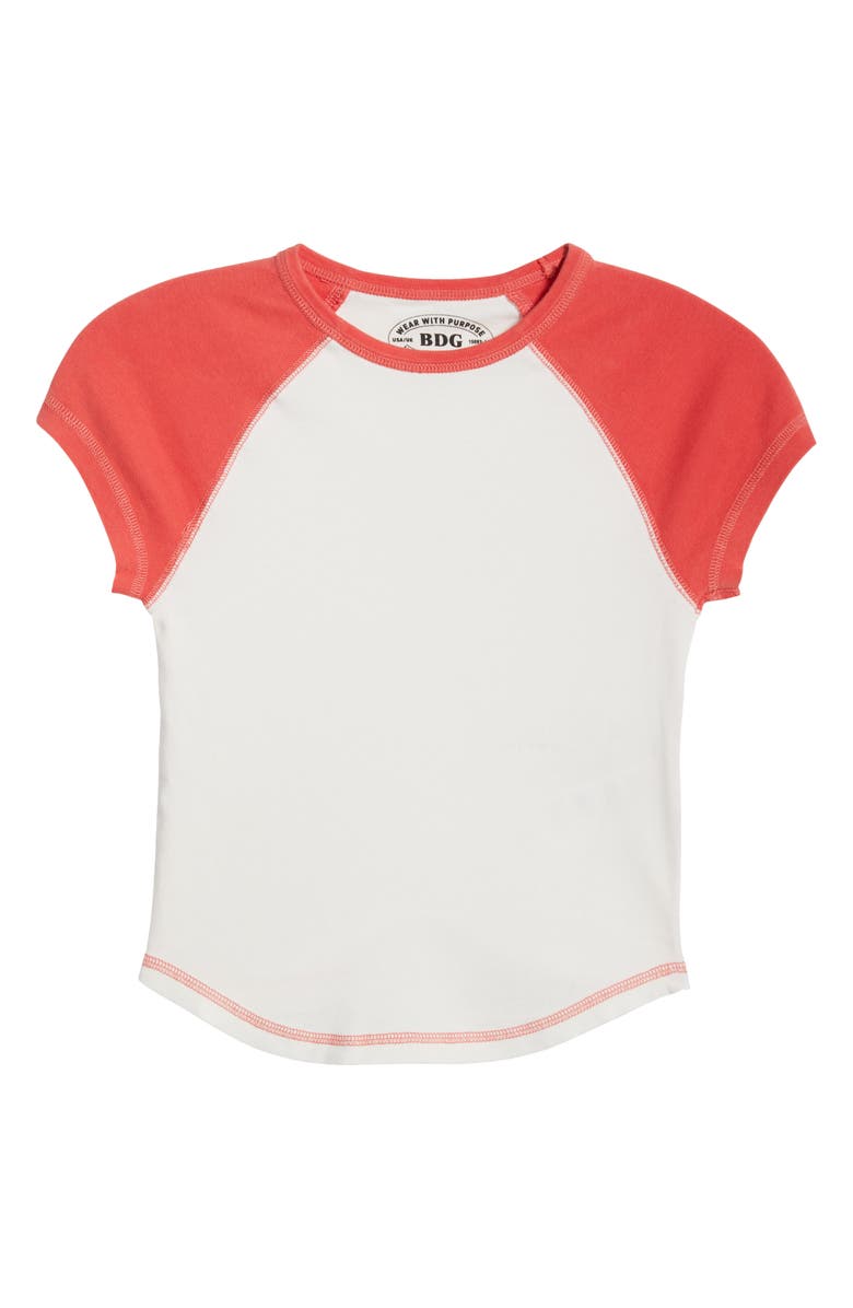 BDG Urban Outfitters Contrast Raglan Sleeve T-Shirt, Alternate, color,