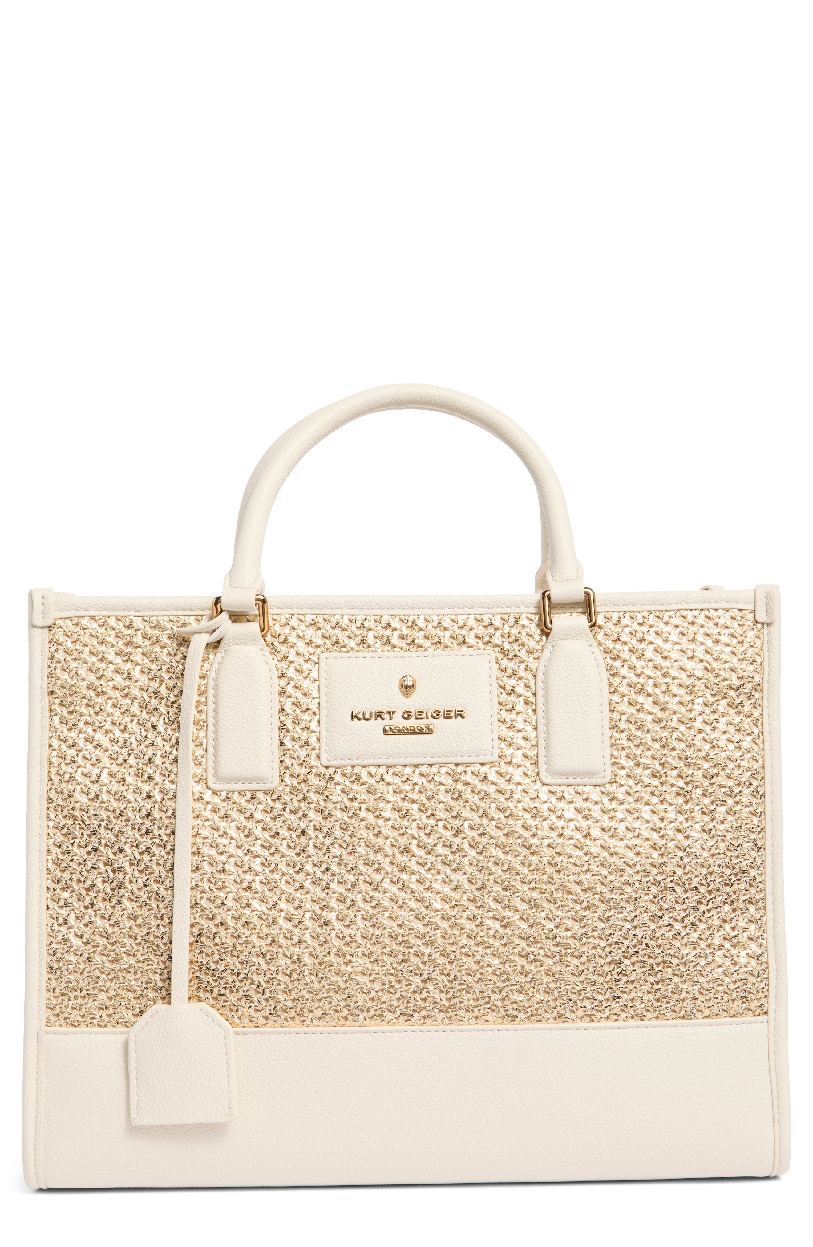 Kurt Geiger London Chiswick Raffia Tote