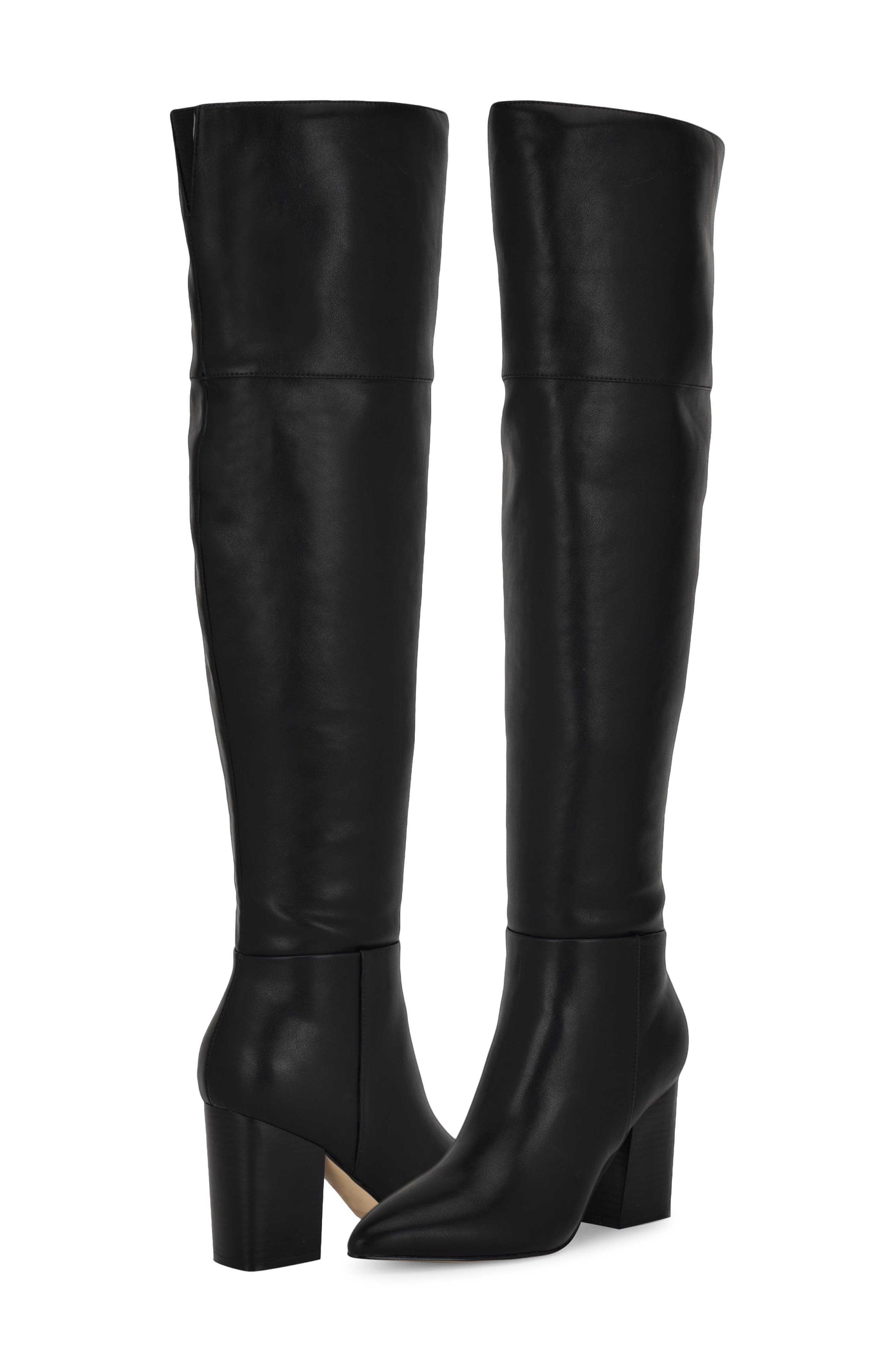 Nine West Pare Pointed Toe Over the Knee Boot, Alternate, color, 
