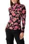 Slinky Mock Neck Top