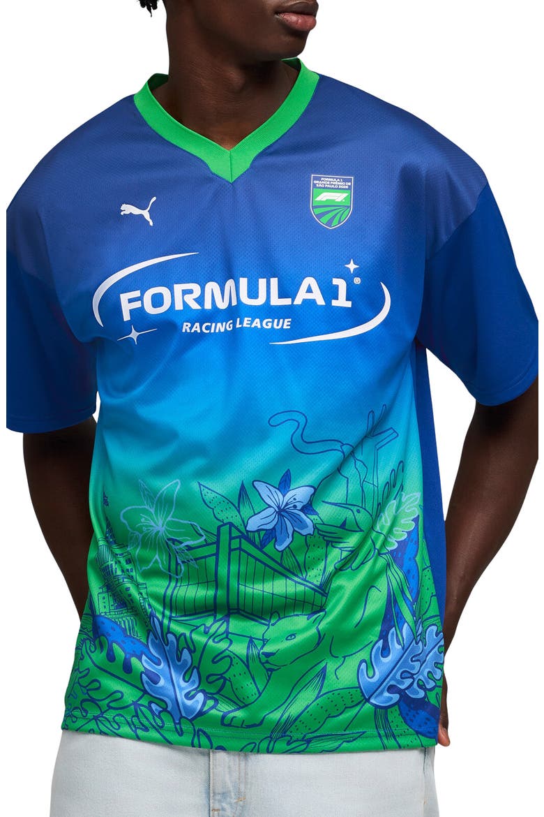 F1 Brazil Jersey, Main, color, FESTIVE BLUE