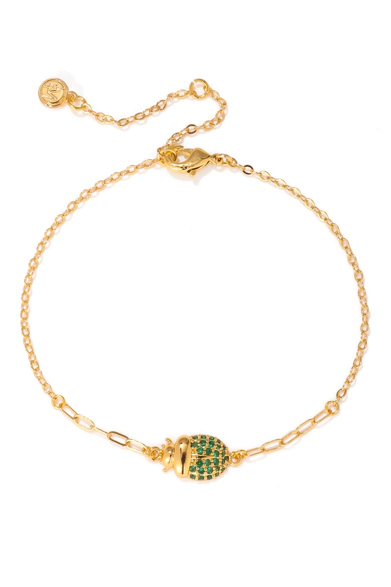Garden Whisper Carapace Bracelet, Main, color, GOLD