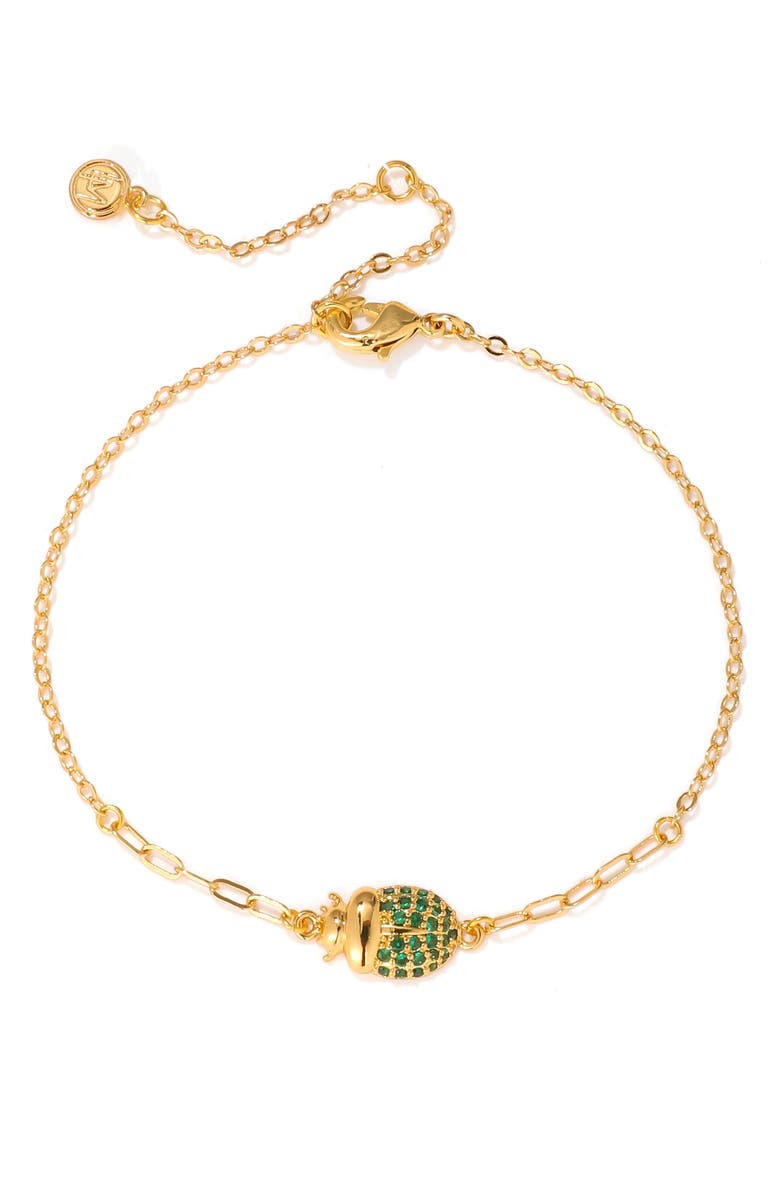 LA MENO Garden Whisper Carapace Bracelet, Main, color, Gold