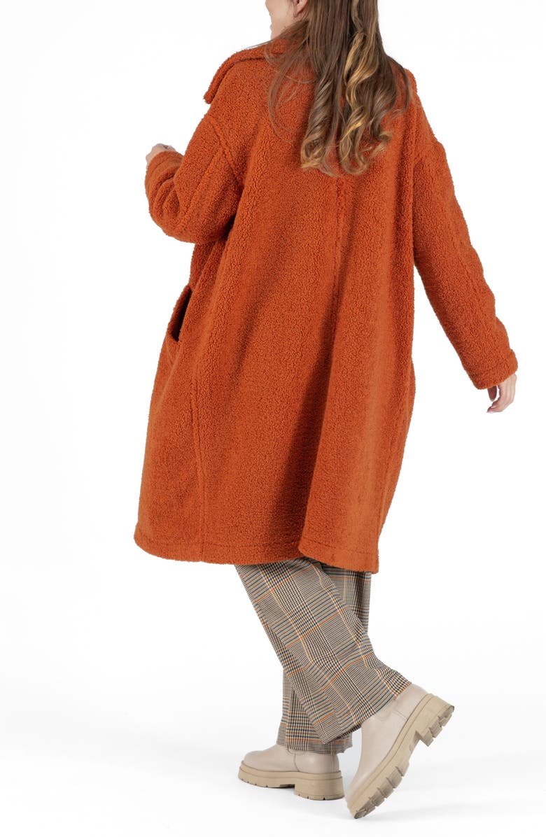 Cache Coeur Léonie Long pregnancy coat, Alternate, color, Copper