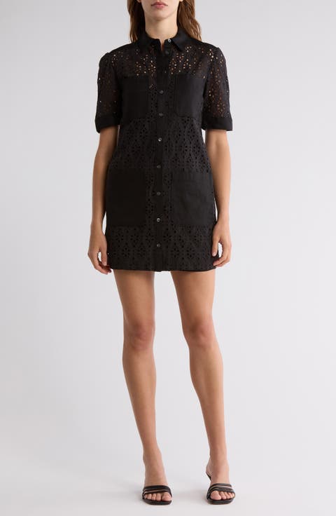 Rafaela Eyelet Shirtdress