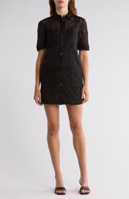 Veronica Beard Rafaela Eyelet Shirtdress