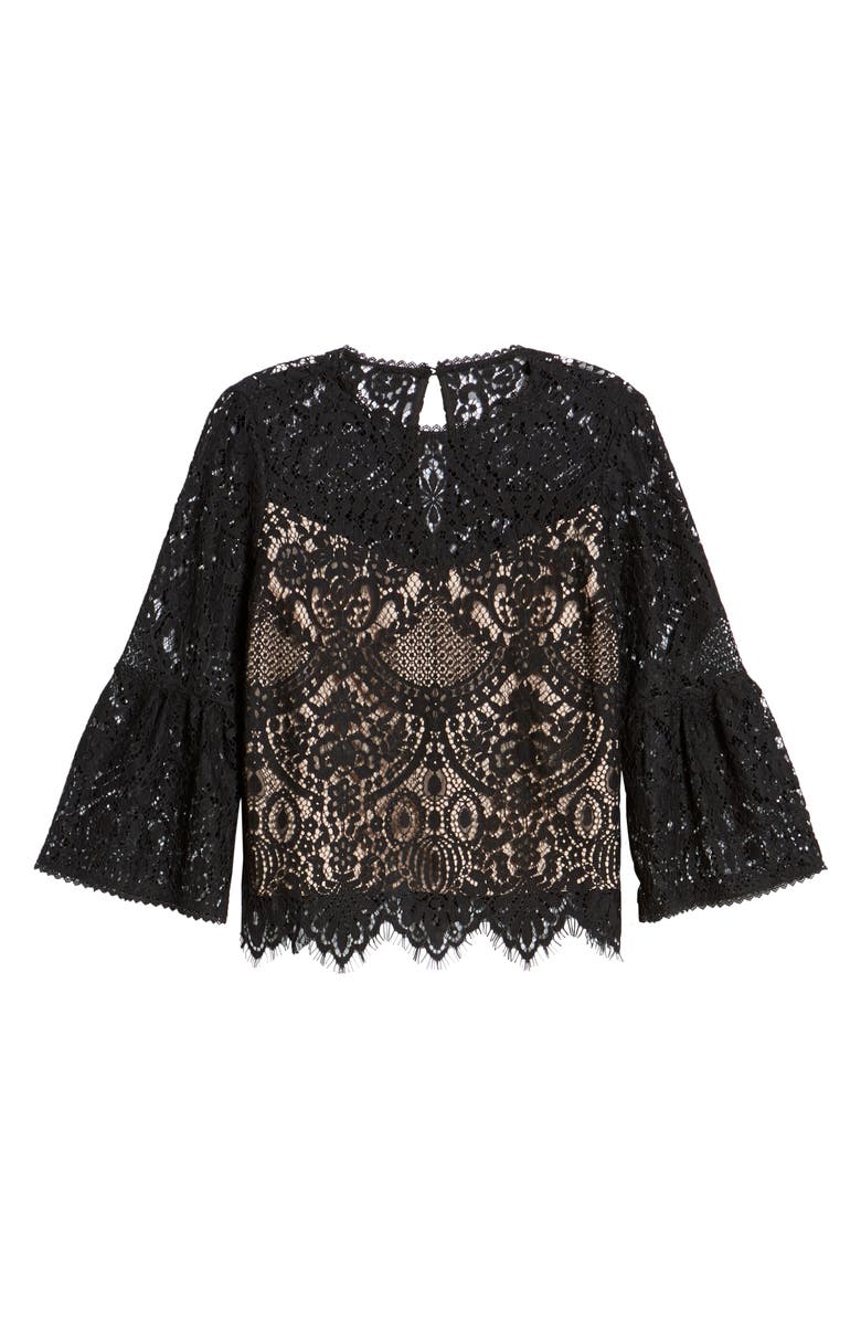 cupcakes and cashmere Geneva Lace Top, Alternate, color,